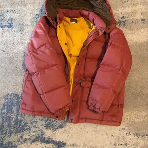 Ralph Lauren Double RL Brick Red Puffer Jacket